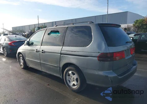 2001 Honda Odyssey Ex z USA, uszkodzony, nr VIN 2HKRL18611H592560